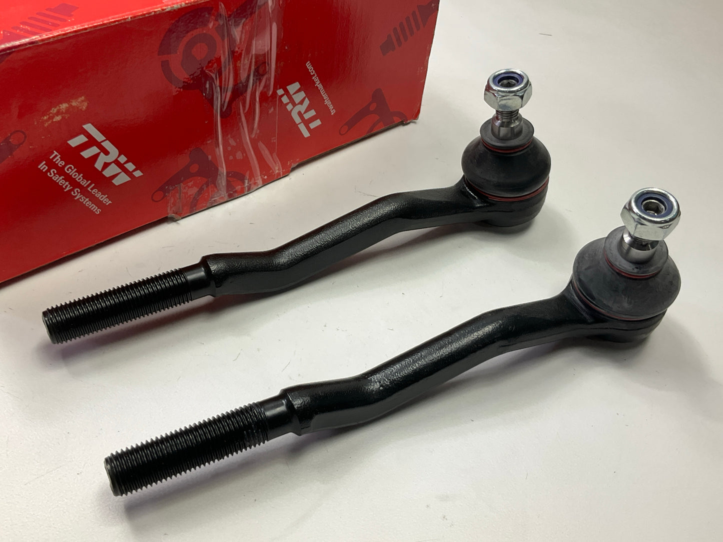 (2) TRW JTE150 Front Outer Steering Tie Rod End