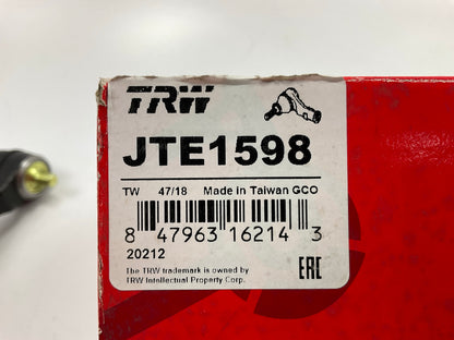 (2) TRW JTE1598 Rear Outer Tie Rod - 2001-2005 GMC Sierra 1500 Truck Quadrasteer
