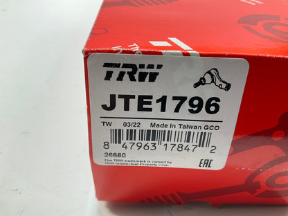 TRW JTE1796 Front Right Outer Steering Tie Rod End 2008-22 Ford F-350 Super Duty
