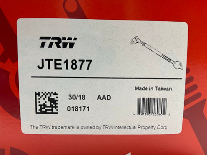 TRW JTE1877 Front Left Outer Steering Tie Rod End