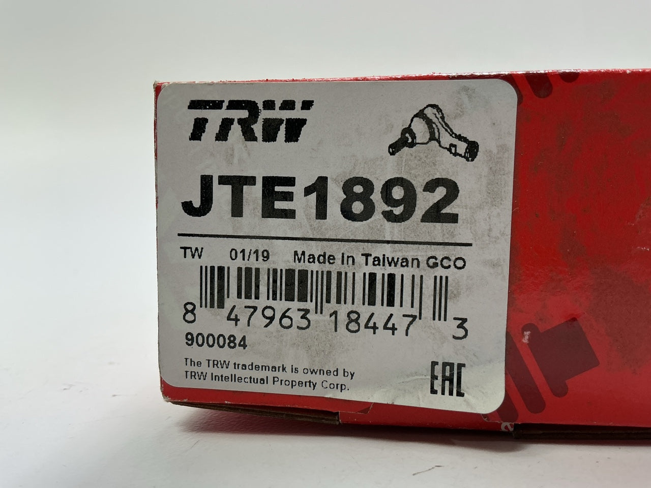 TRW JTE1892 Front Right Outer Steering Tie Rod End