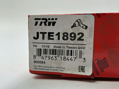 TRW JTE1892 Front Right Outer Steering Tie Rod End