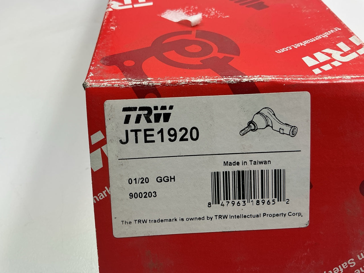TRW JTE1920 Front Left Outer Steering Tie Rod End For 1997-1998 Acura TL