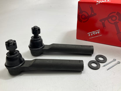 (2) TRW JTE1923 Front Outer Steering Tie Rod End For 2007-2012 Acura RDX