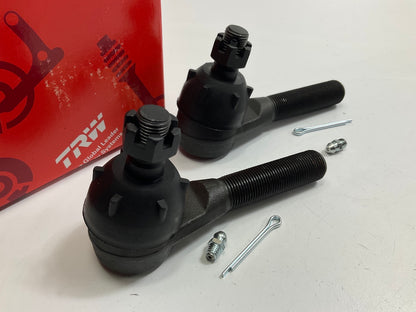 (2) TRW JTE1954 Front Outer Steering Tie Rod End