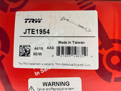 (2) TRW JTE1954 Front Outer Steering Tie Rod End