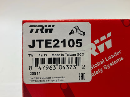 TRW JTE2105 Front Right Outer Steering Tie Rod End - 2004-2009 Cadillac SRX