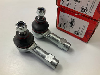 (2) TRW JTE260 Front Outer Steering Tie Rod Ends For 1986-2002 Mitsubishi Mirage