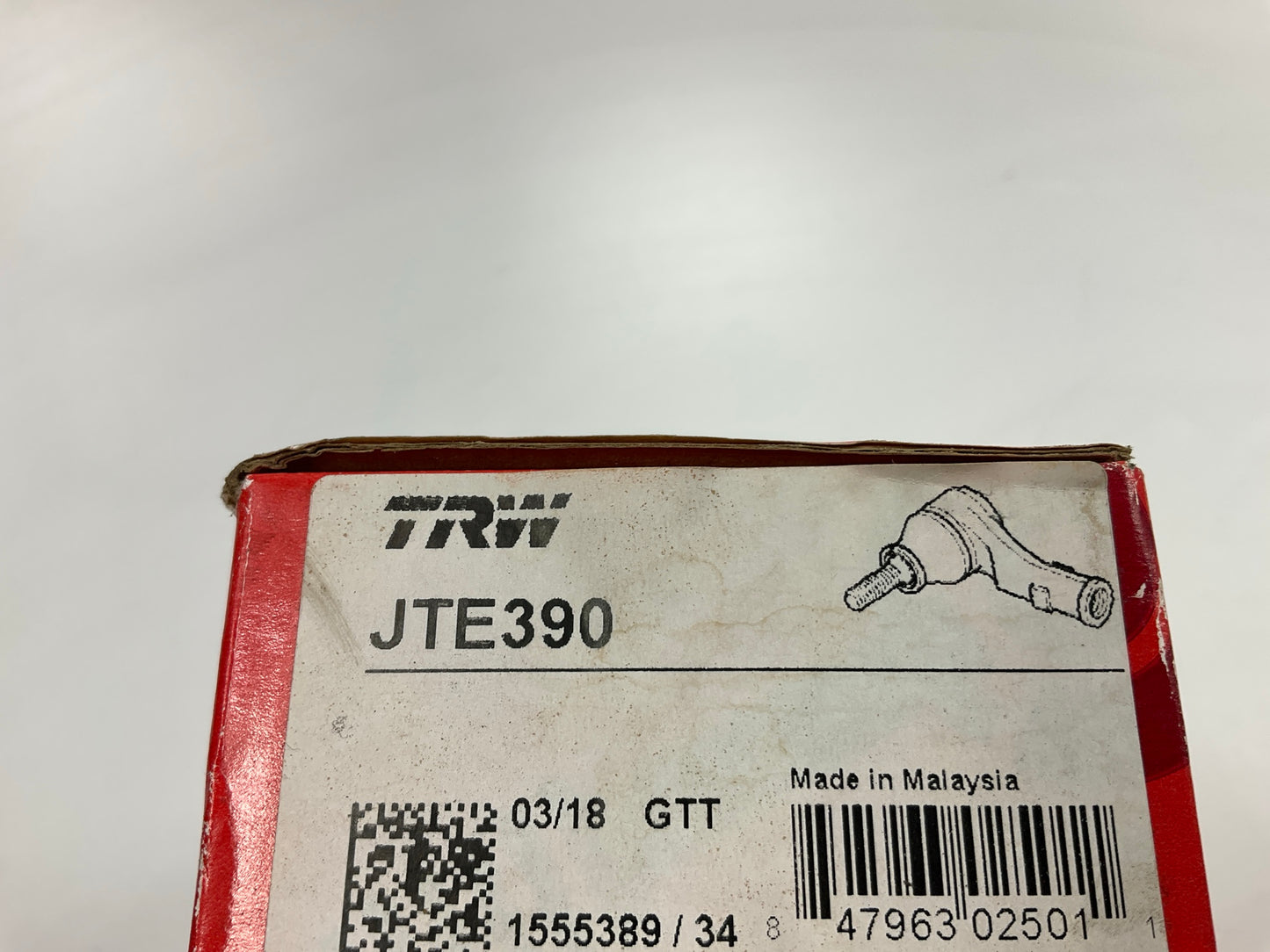 TRW JTE390 Front Right Inner Steering Tie Rod End