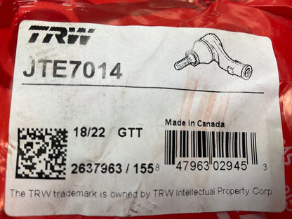 TRW JTE7014 Front Right Outer Steering Tie Rod End