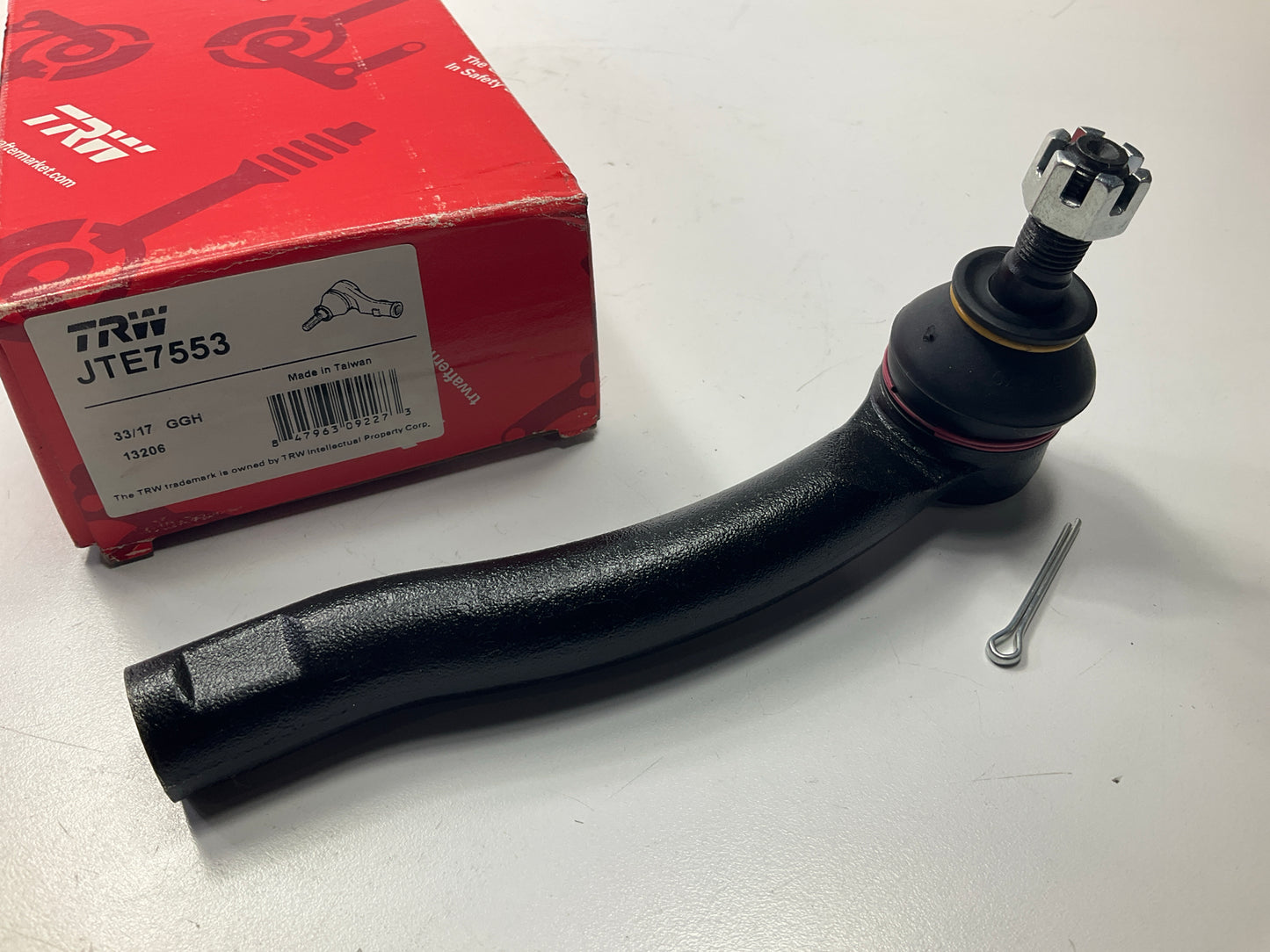 TRW JTE7553 Left Outer Steering Tie Rod End For 2001-2003 Toyota Prius