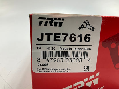 TRW JTE7616 Left Outer Steering Tie Rod End - 1990-2000 Lexus LS400, 01-05 GS430