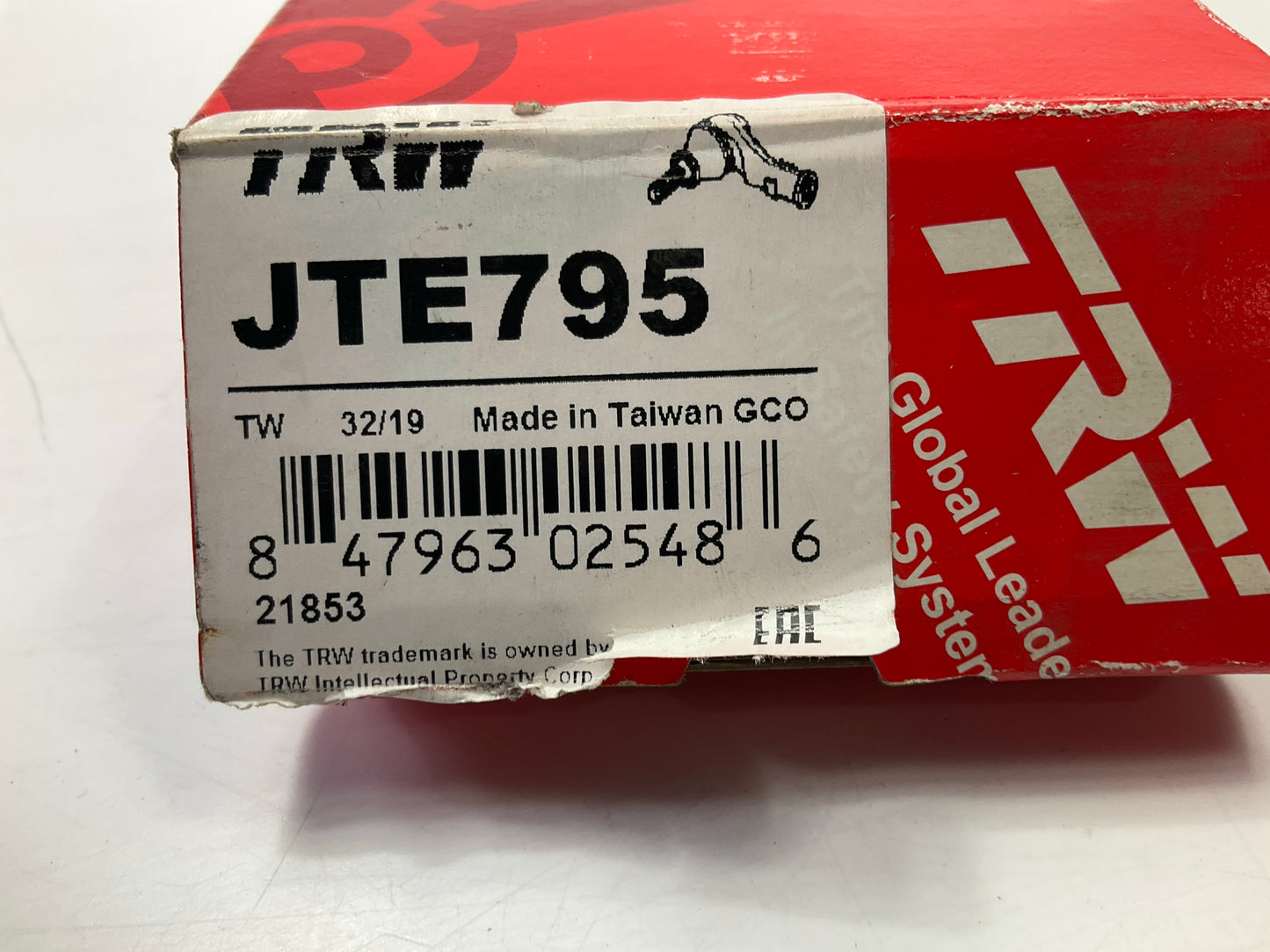 TRW JTE795 Front Inner Steering Tie Rod End For 1998-2004 Nissan Frontier RWD