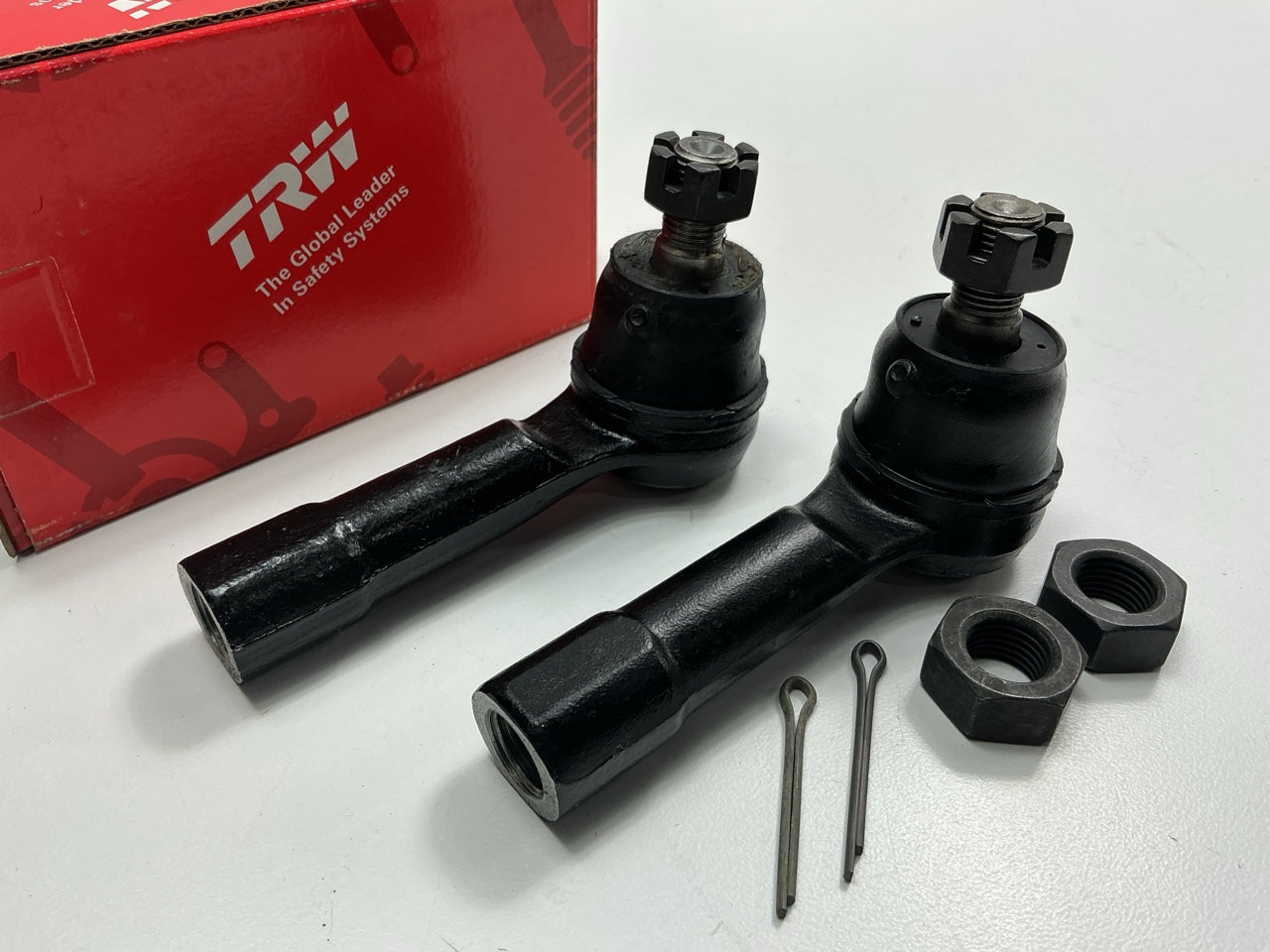 (2) TRW JTE809 Outer Steering Tie Rod Ends For 1991-2002 INFINITI G20
