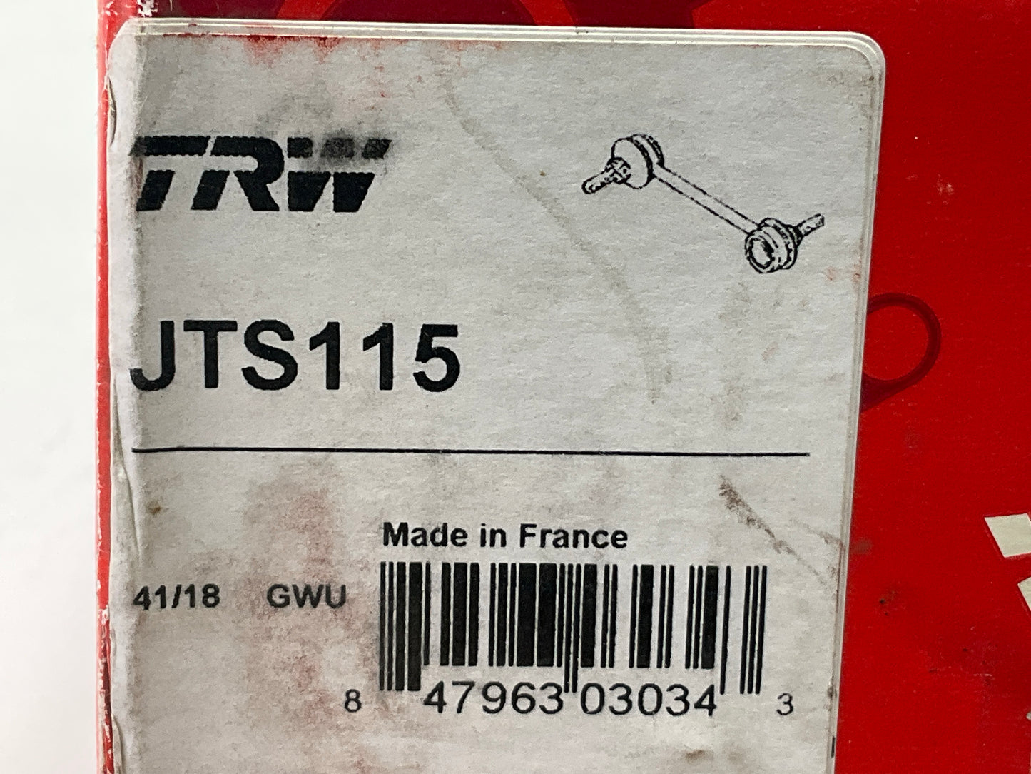 TRW JTS115 Front Suspension Stabilizer Sway Bar Link Kit