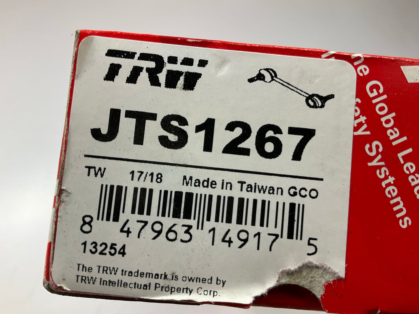 TRW JTS1267 Front Suspension Stabilizer Sway Bar Link Kit For 2007-2009 Mazda 3