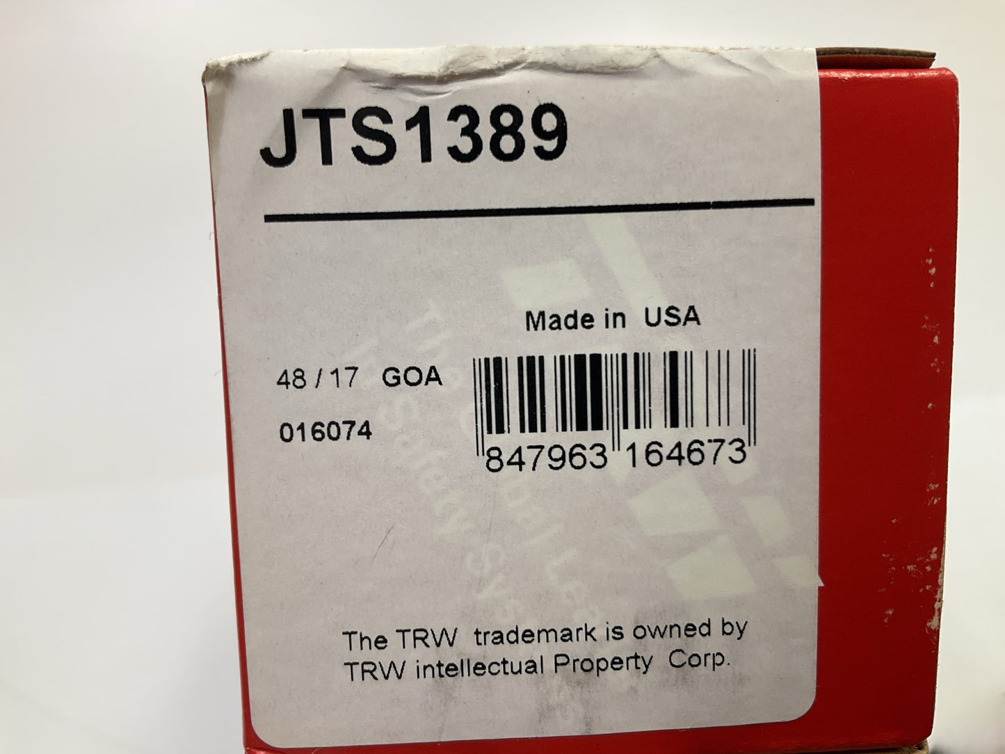 (2) TRW JTS1389 Front Suspension Stabilizer Sway Bar Link Kit
