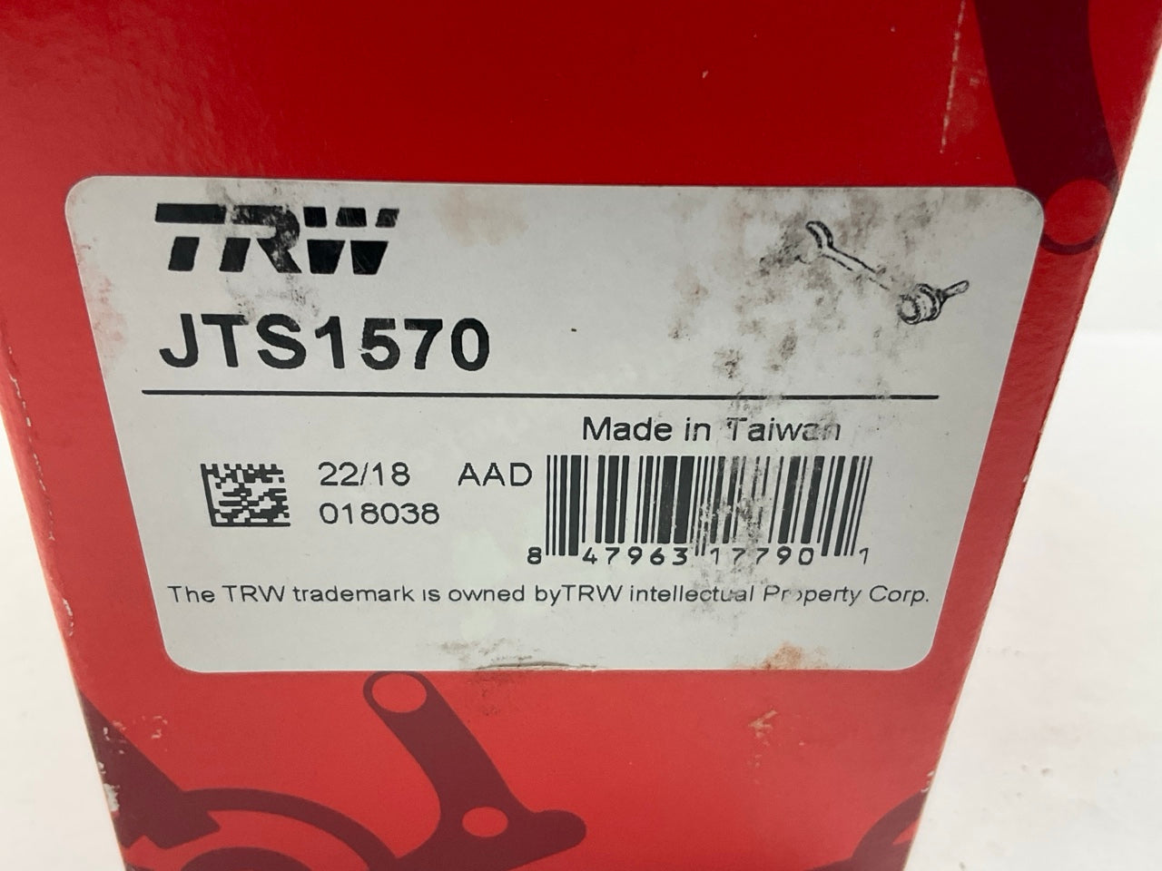 TRW JTS1570 Rear Right Suspension Stabilizer Sway Bar Link Kit