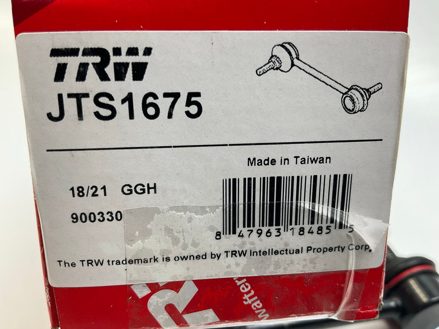 TRW JTS1675 Rear Left Suspension Stabilizer Sway Bar Link Kit