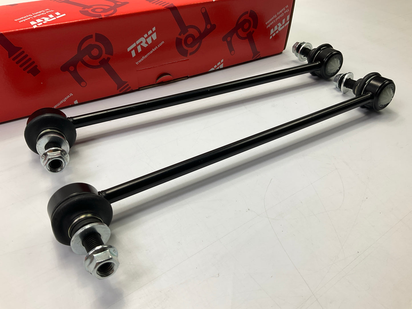 (2) TRW JTS1762 Front Suspension Stabilizer Sway Bar Link Kit - 15-20 Fiat 500L