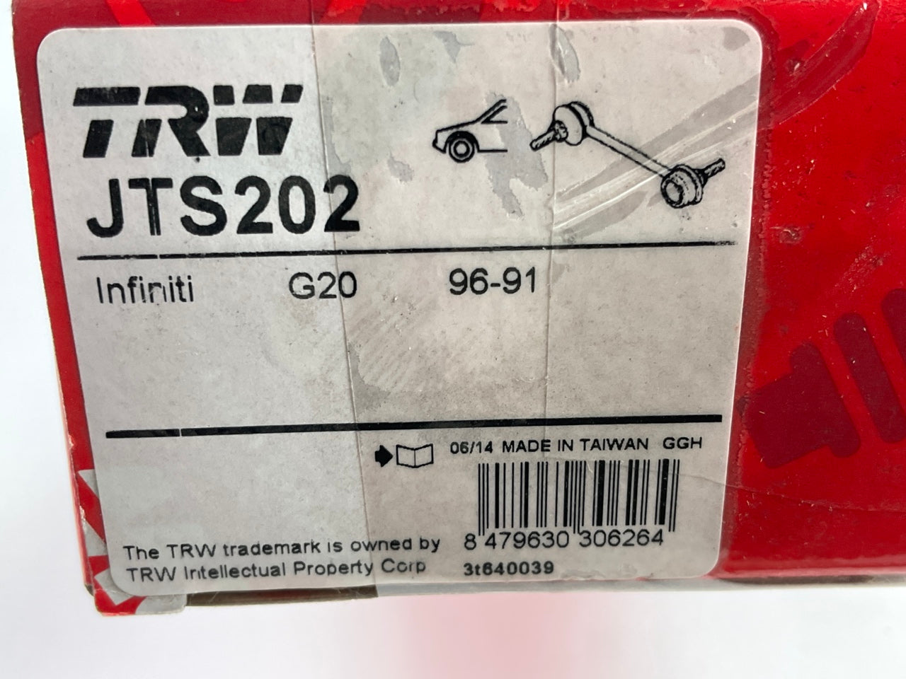 TRW JTS202 Front Suspension Stabilizer Sway Bar Link Kit