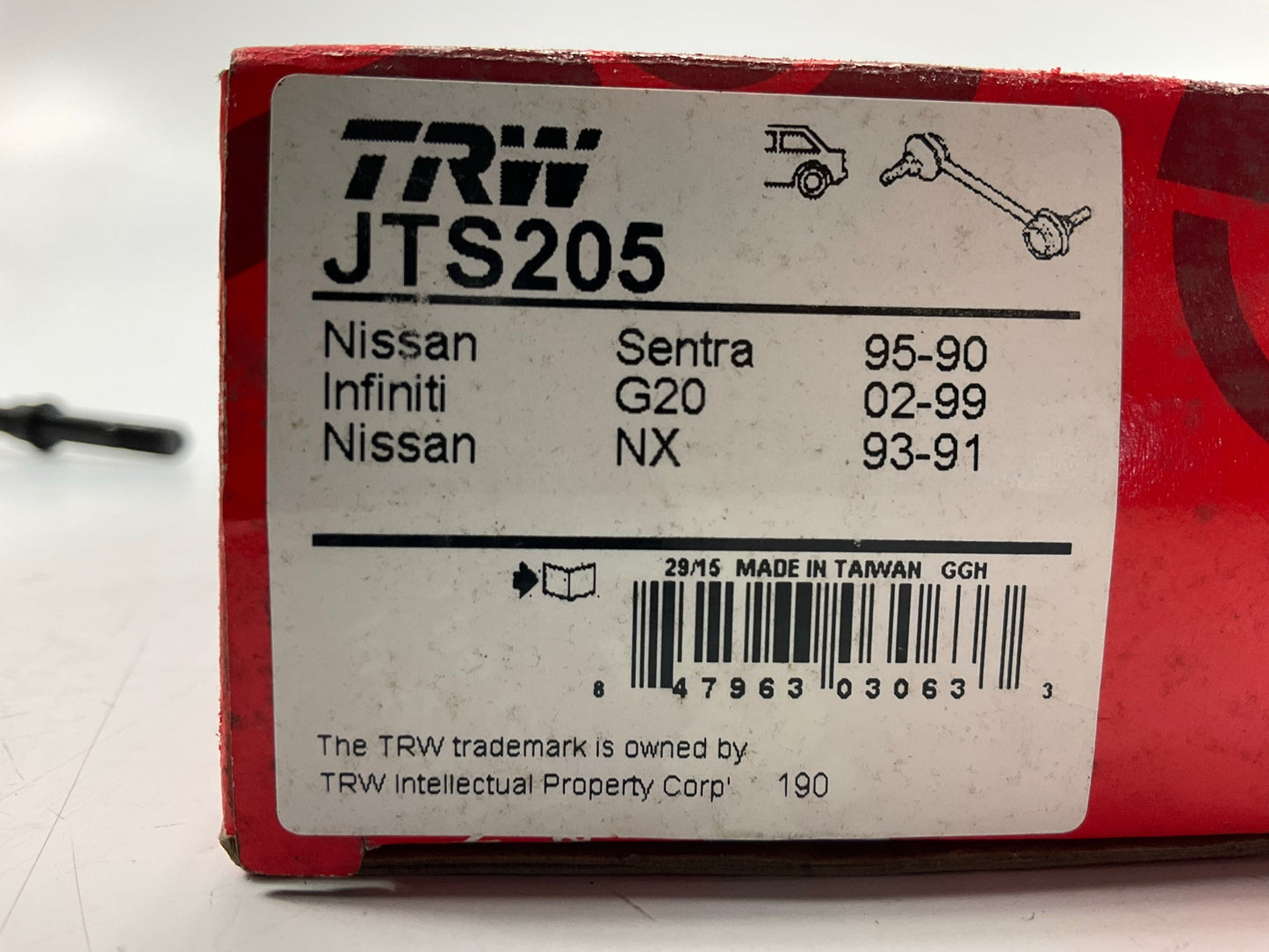 (2) TRW JTS205 Rear Stabilizer Sway Bar Link Kits For 1999-2002 INFINITI G20