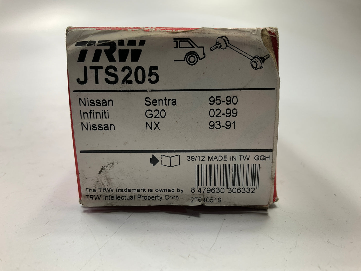 TRW JTS205 Rear Suspension Stabilizer Sway Bar Link Kit