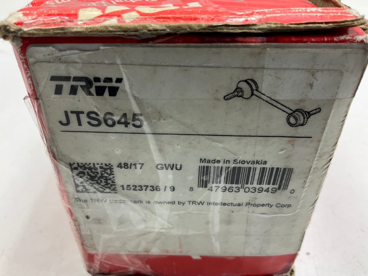 MISSING HARWDARE - TRW JTS645 Front Suspension Stabilizer Sway Bar Link Kit