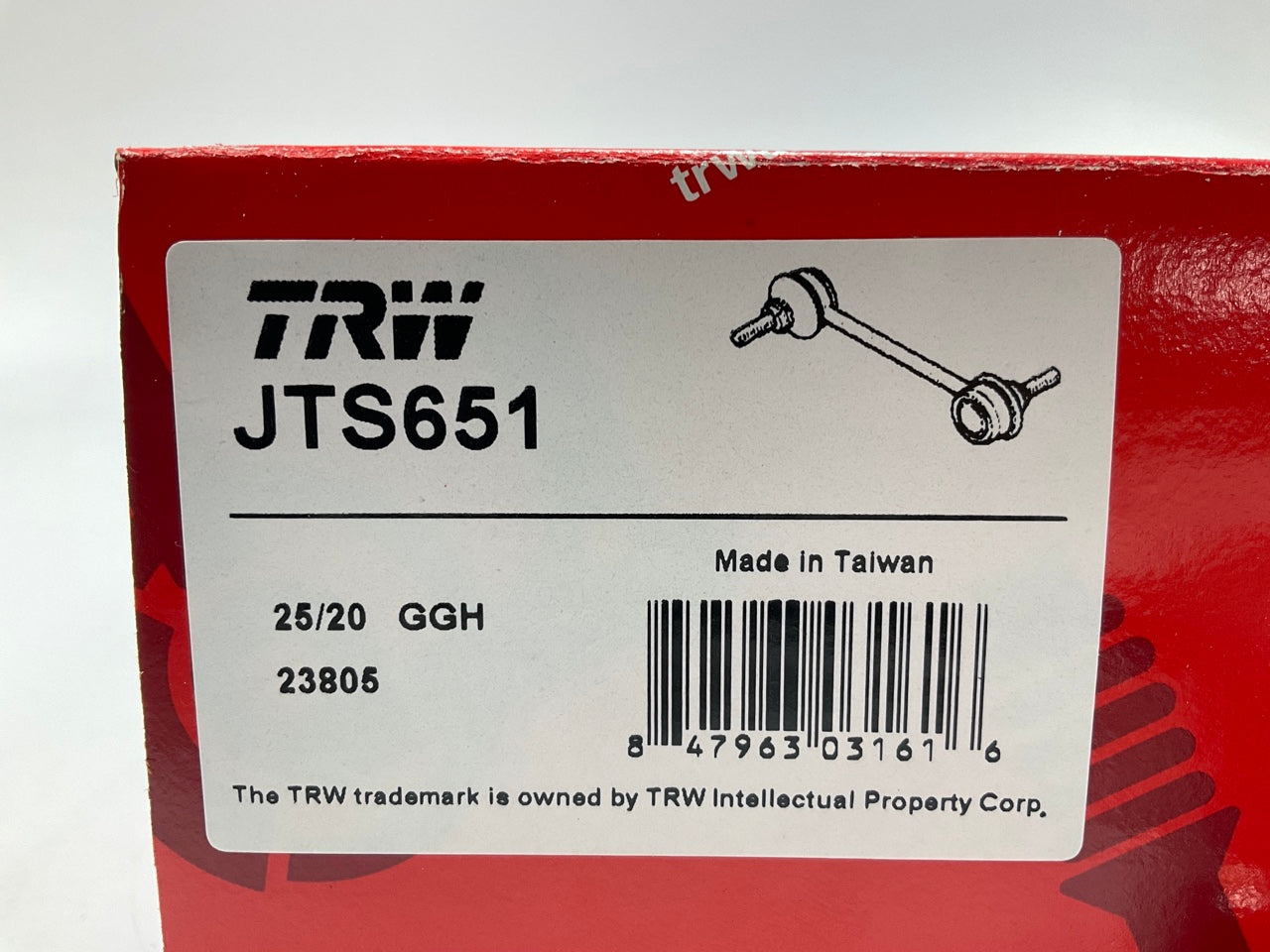 TRW JTS651 Front Suspension Stabilizer Sway Bar Link Kit