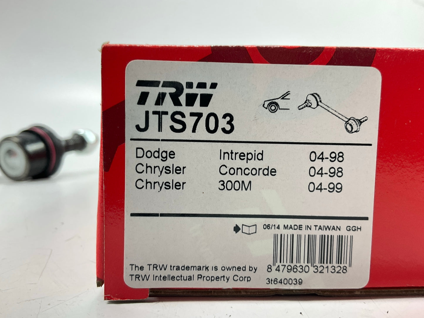(2) TRW JTS703 Front Stabilizer Sway Bar Link Kits For 1999-2004 Chrysler 300M