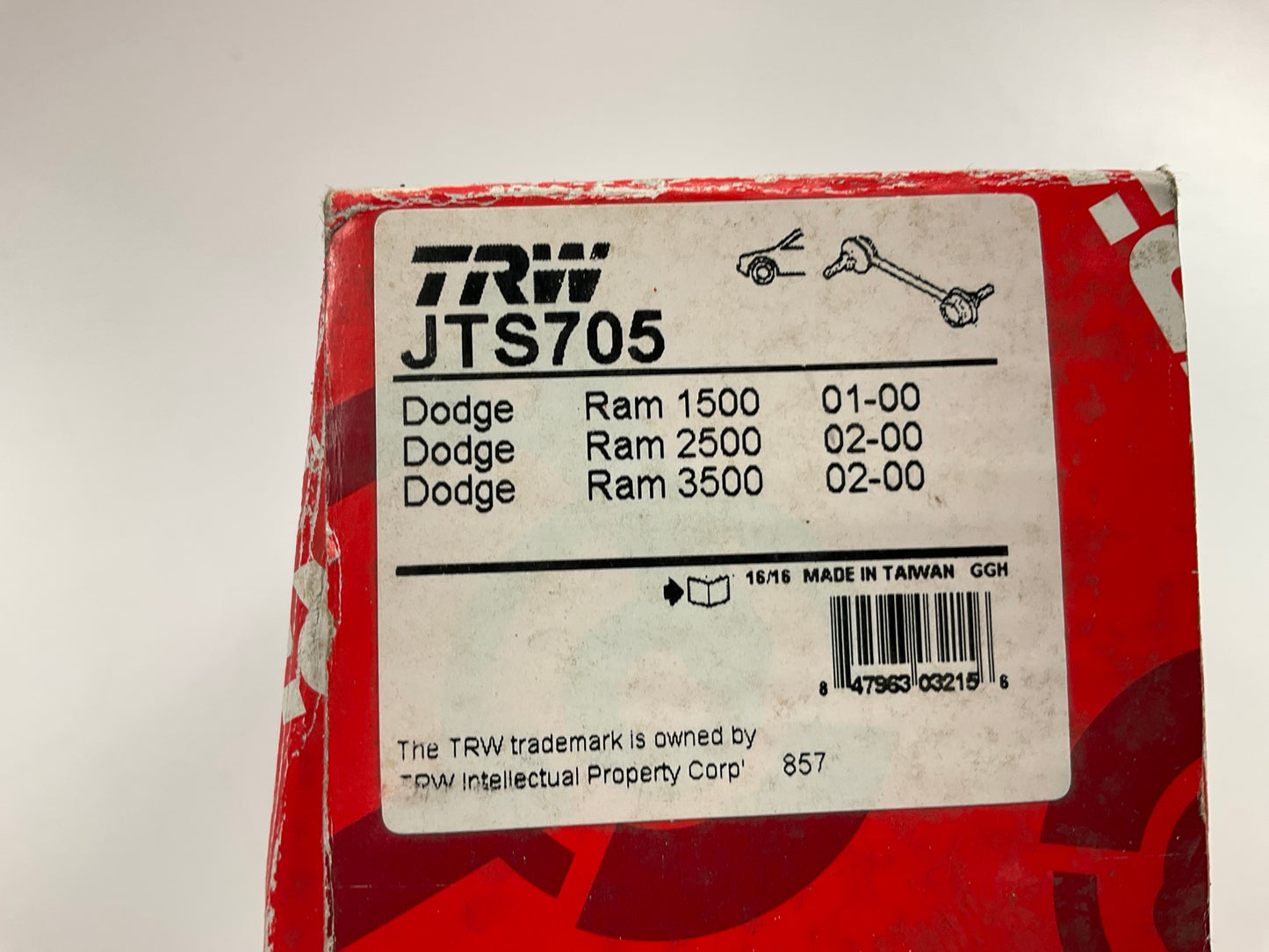 TRW JTS705 Front Suspension Stabilizer Sway Bar Link Kit