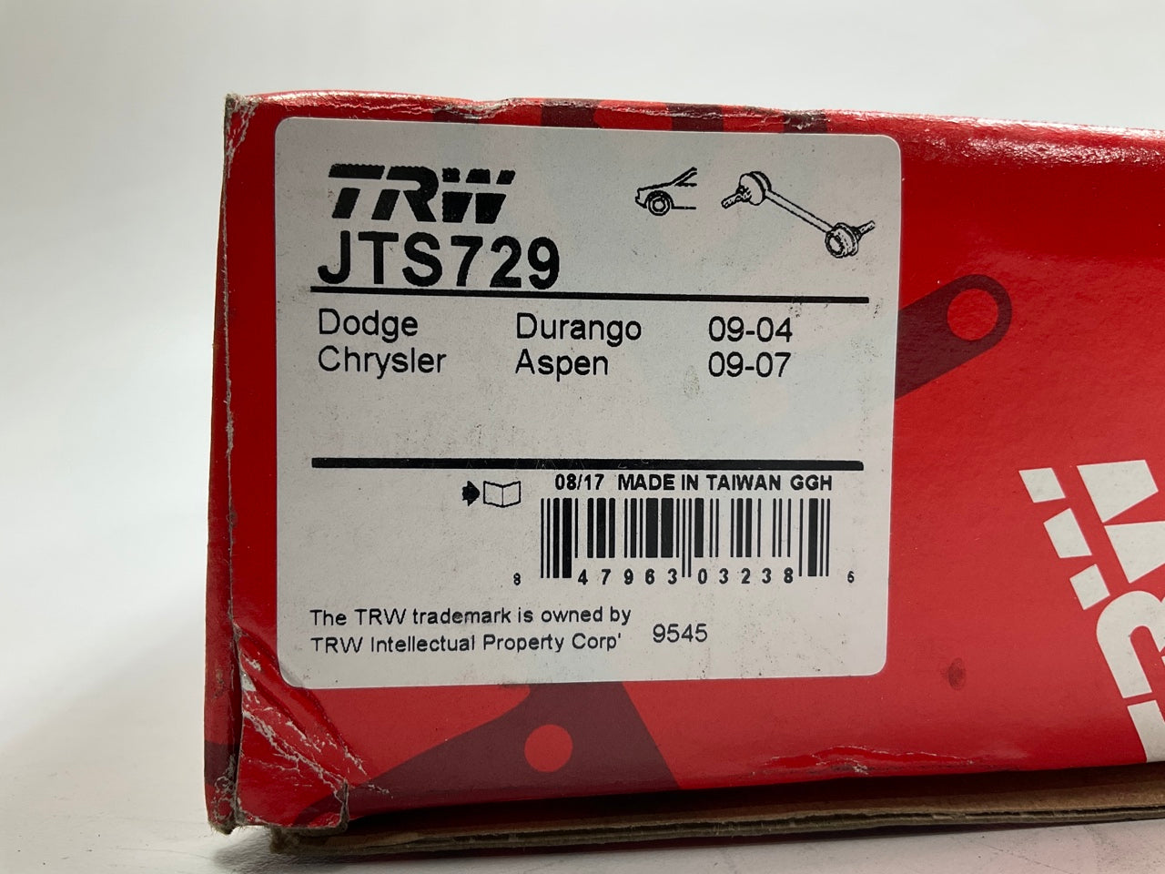 TRW JTS729 Front Suspension Stabilizer Sway Bar Link Kit