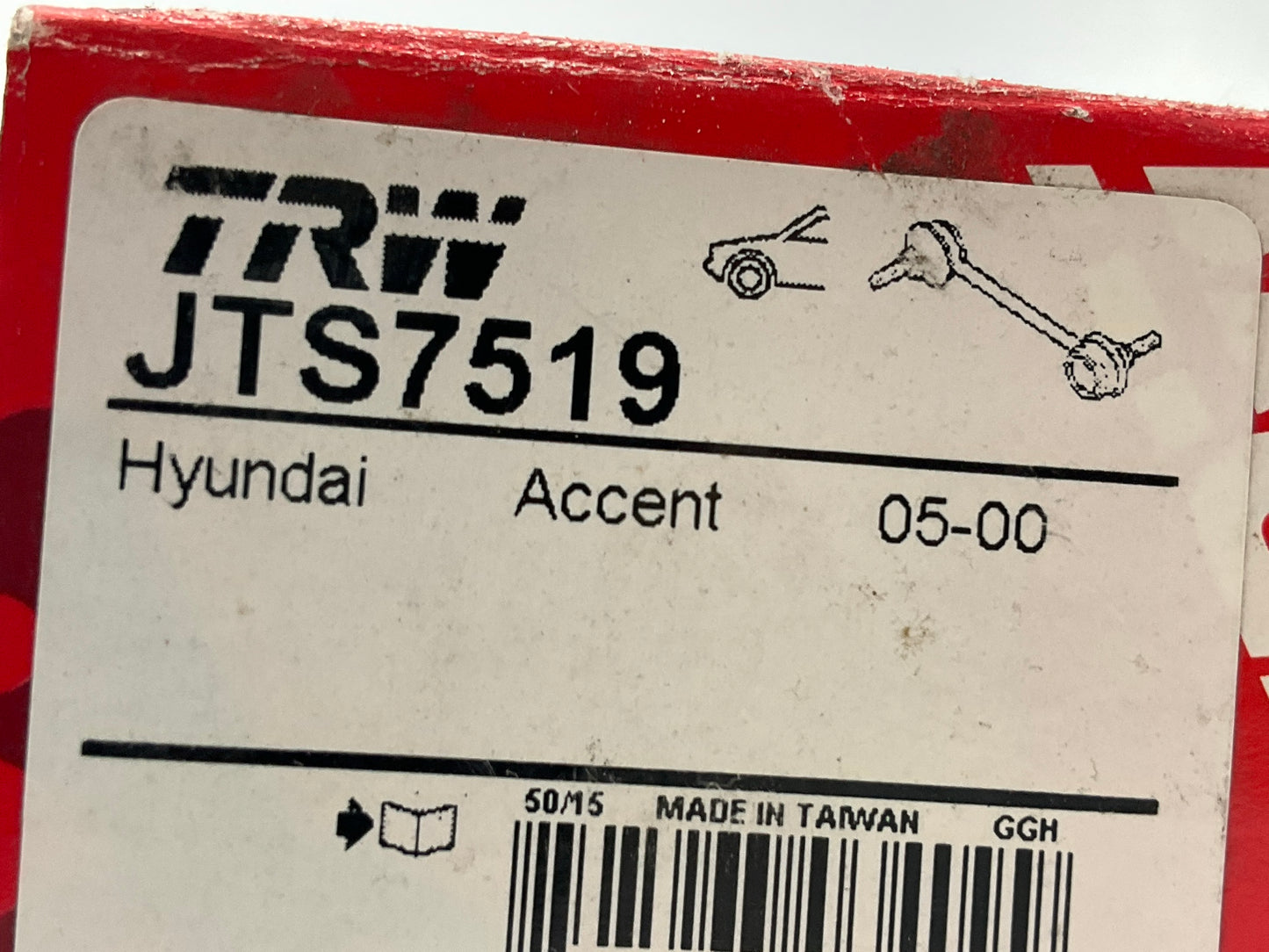 TRW JTS7519 Front Left Suspension Stabilizer Sway Bar Link Kit For 00-05 Accent