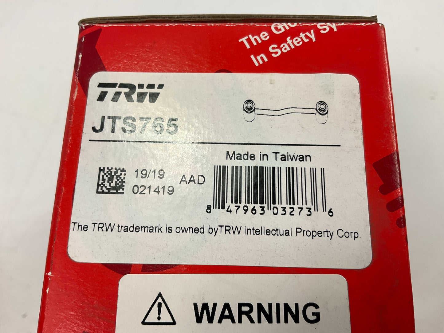 TRW JTS765 Rear Left Suspension Stabilizer Sway Bar Link Kit