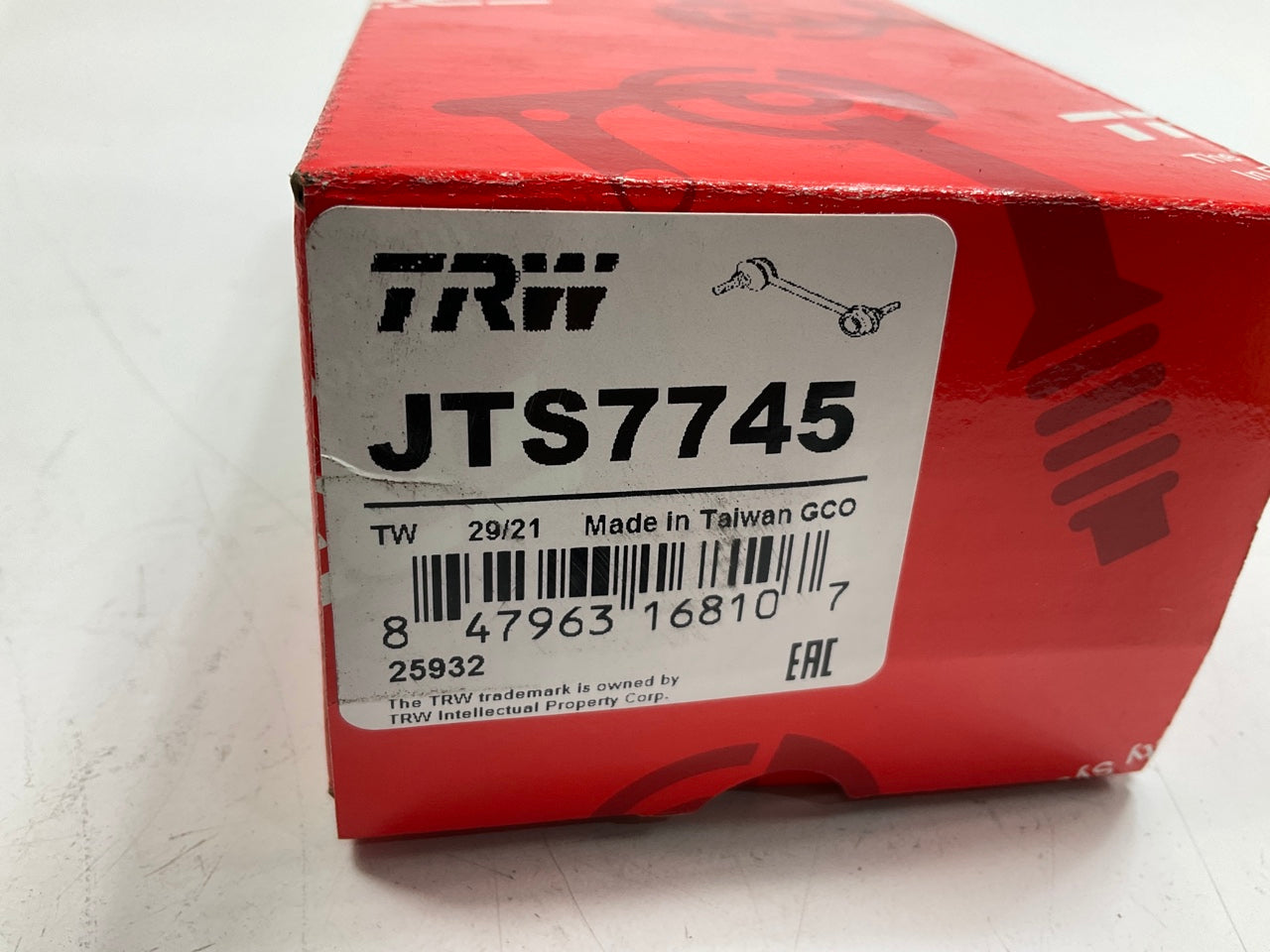 TRW JTS7745 Rear Left Suspension Stabilizer Sway Bar Link Kit