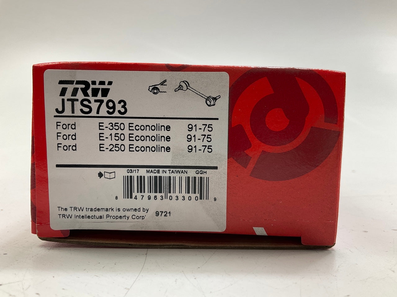 (2) TRW JTS793 Front Suspension Stabilizer Sway Bar Link Kit