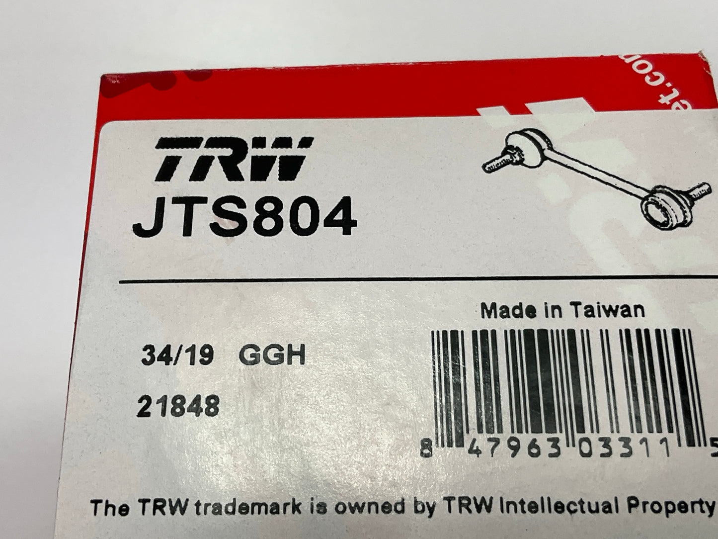 TRW JTS804 Rear Right Stabilizer Sway Bar Link Kit For 2003-2007 Cadillac CTS