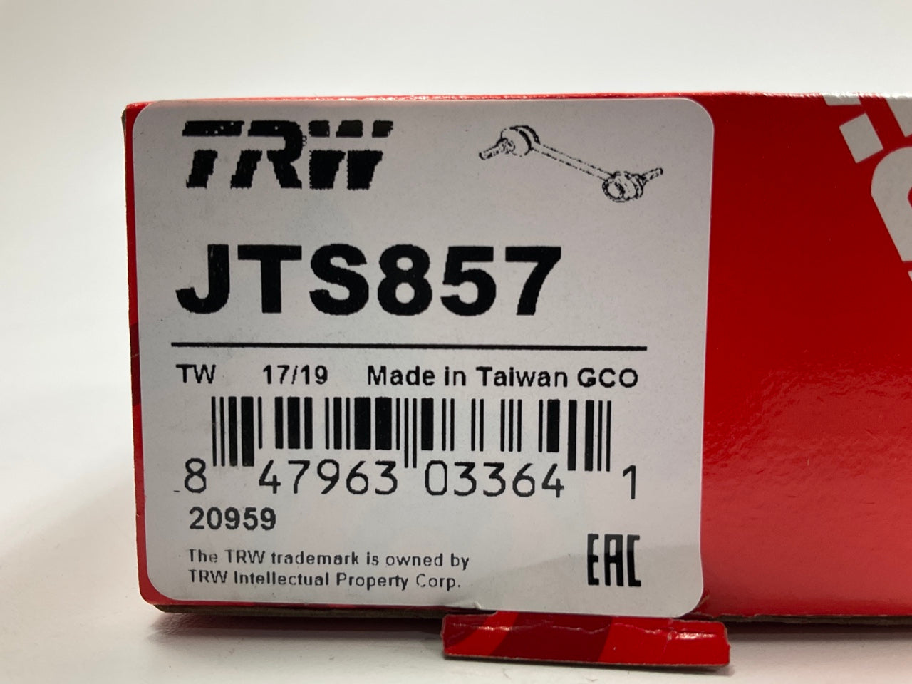 TRW JTS857 Rear Suspension Stabilizer Sway Bar Link Kit