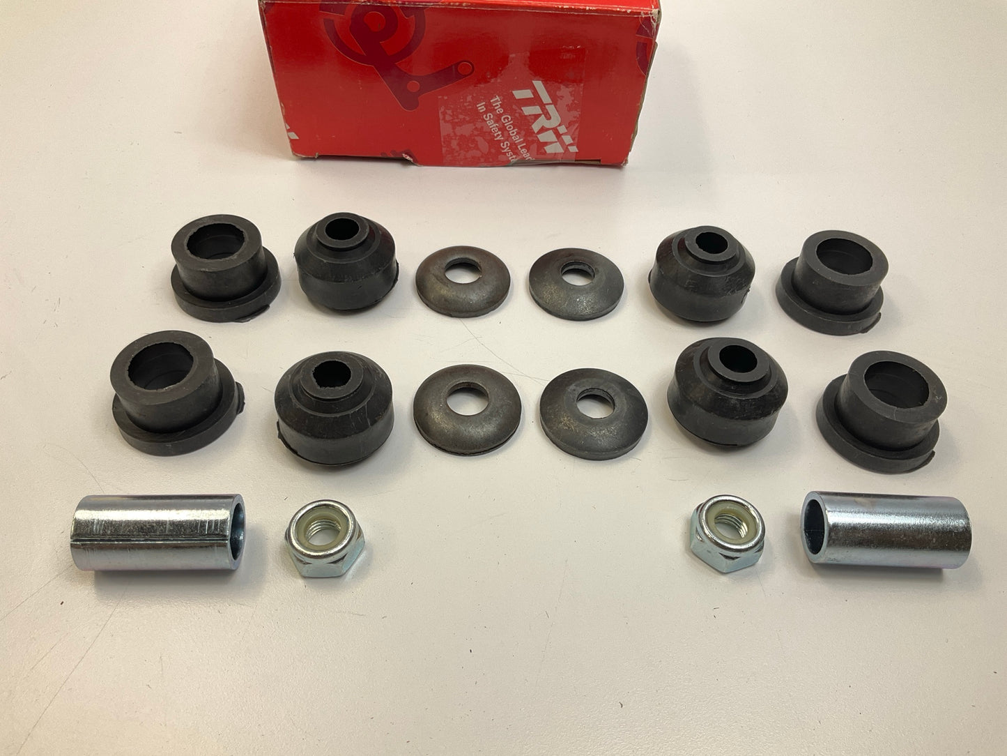 (2) TRW JTS871 Front Suspension Stabilizer Bar Link Hardware Kit