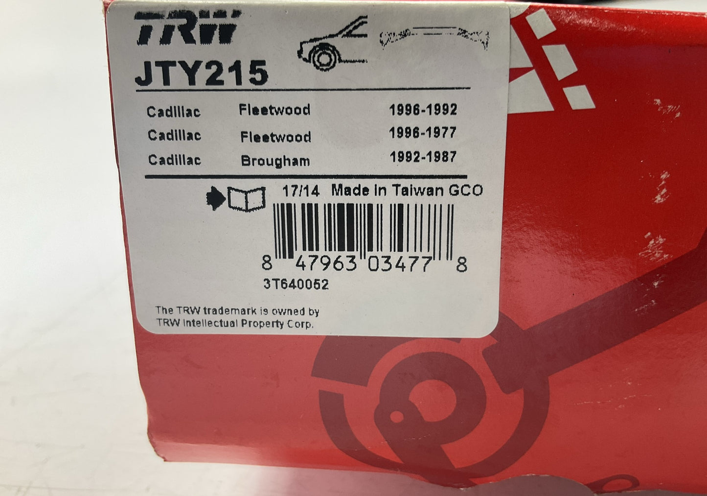 TRW JTY215 Steering Center Link