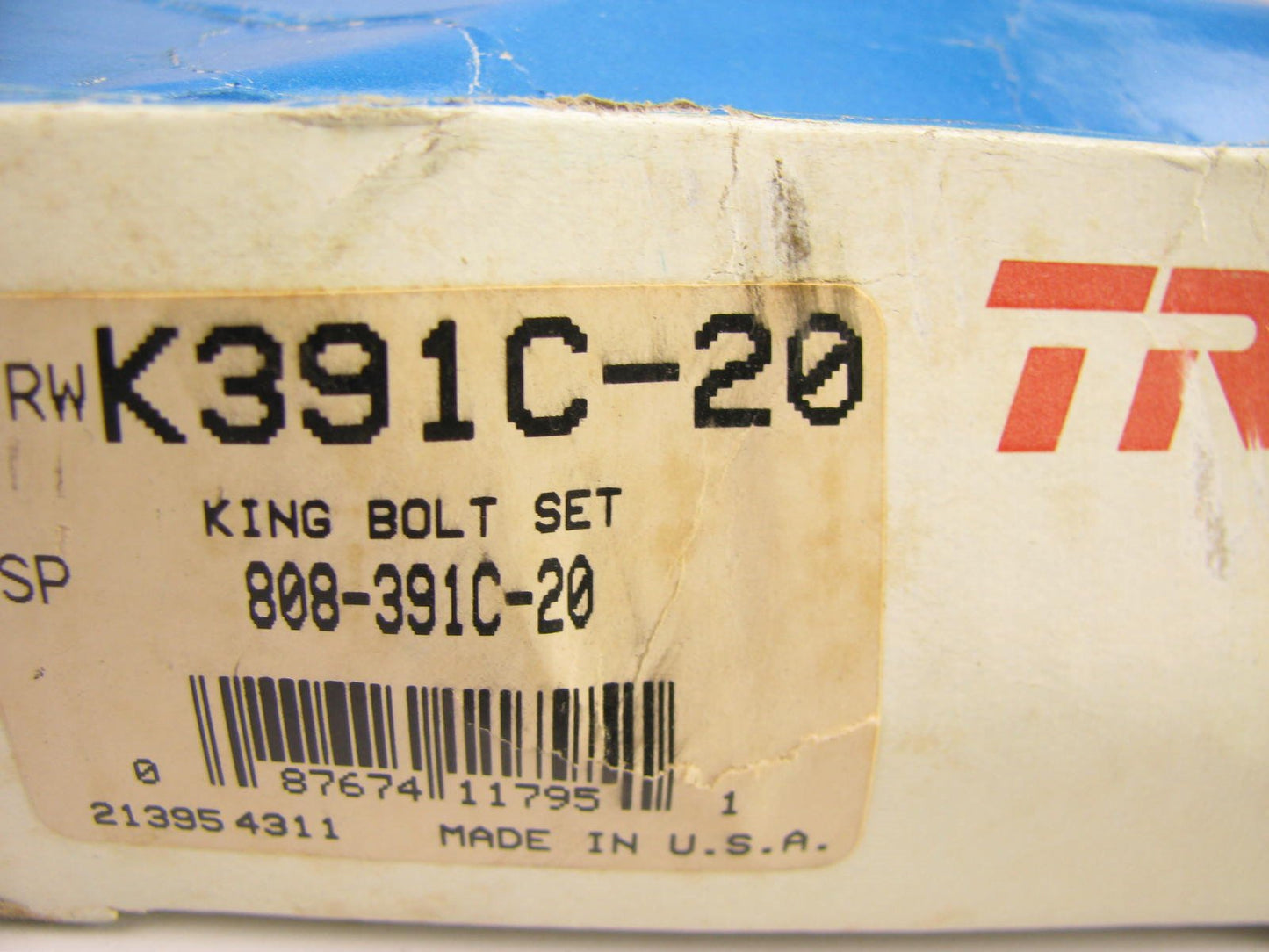 TRW K391C-20 Steering King Pin Bolt Set 1964 C10 Pickup 1962-1964 P10 Series