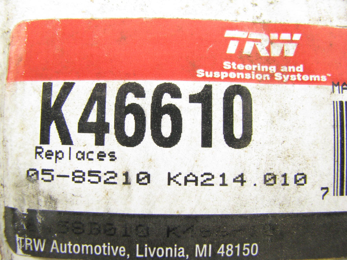 TRW K46610 Steering King Pin Bolt Set - 010 Oversize