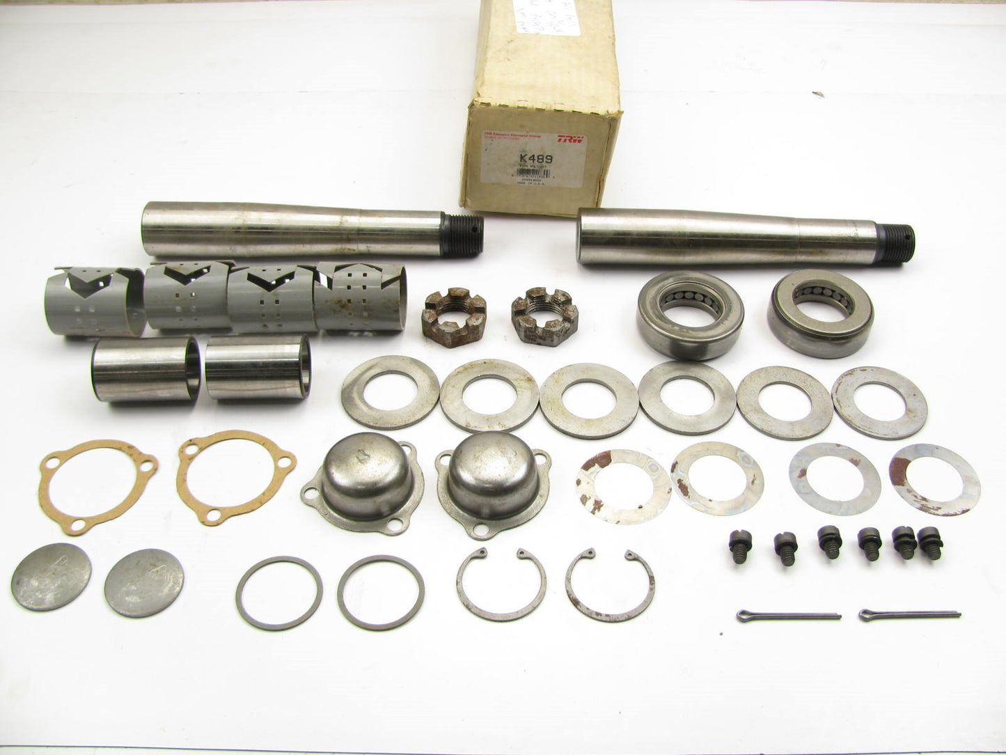 TRW K489 King Bolt Set For Freightliner Kenworth Peterbilt Trucks