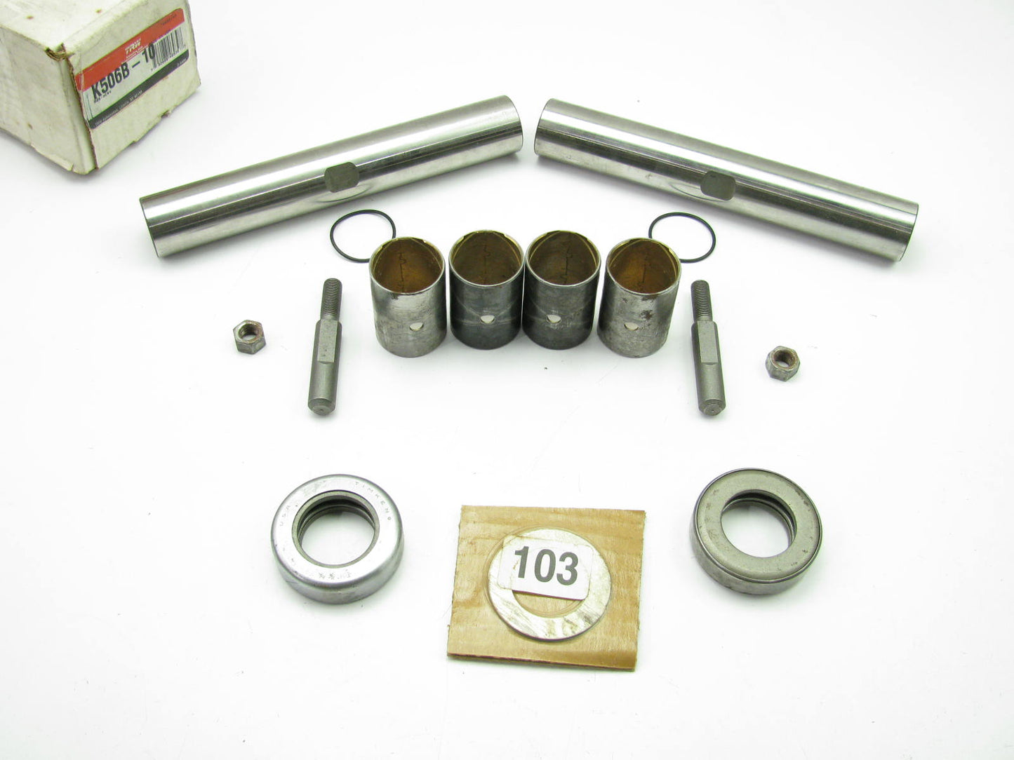 TRW K506B-10 King Pin Bolt Set - 7,000 LBS AXLE RATING