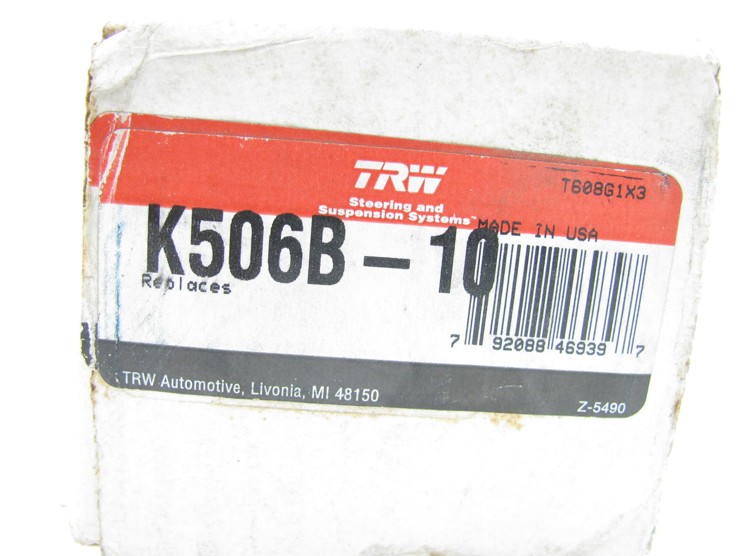 TRW K506B-10 King Pin Bolt Set - 7,000 LBS AXLE RATING