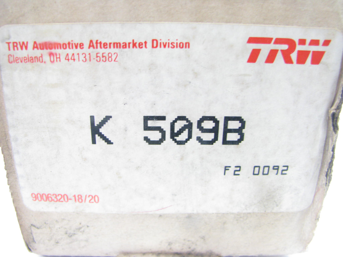 TRW K509B Steering King Pin Bolt Set