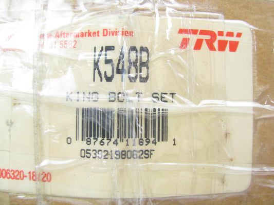 TRW K548B Steering King Pin Bolt Set Kit Replaces Ford D6HZ-3111-A, 8572B