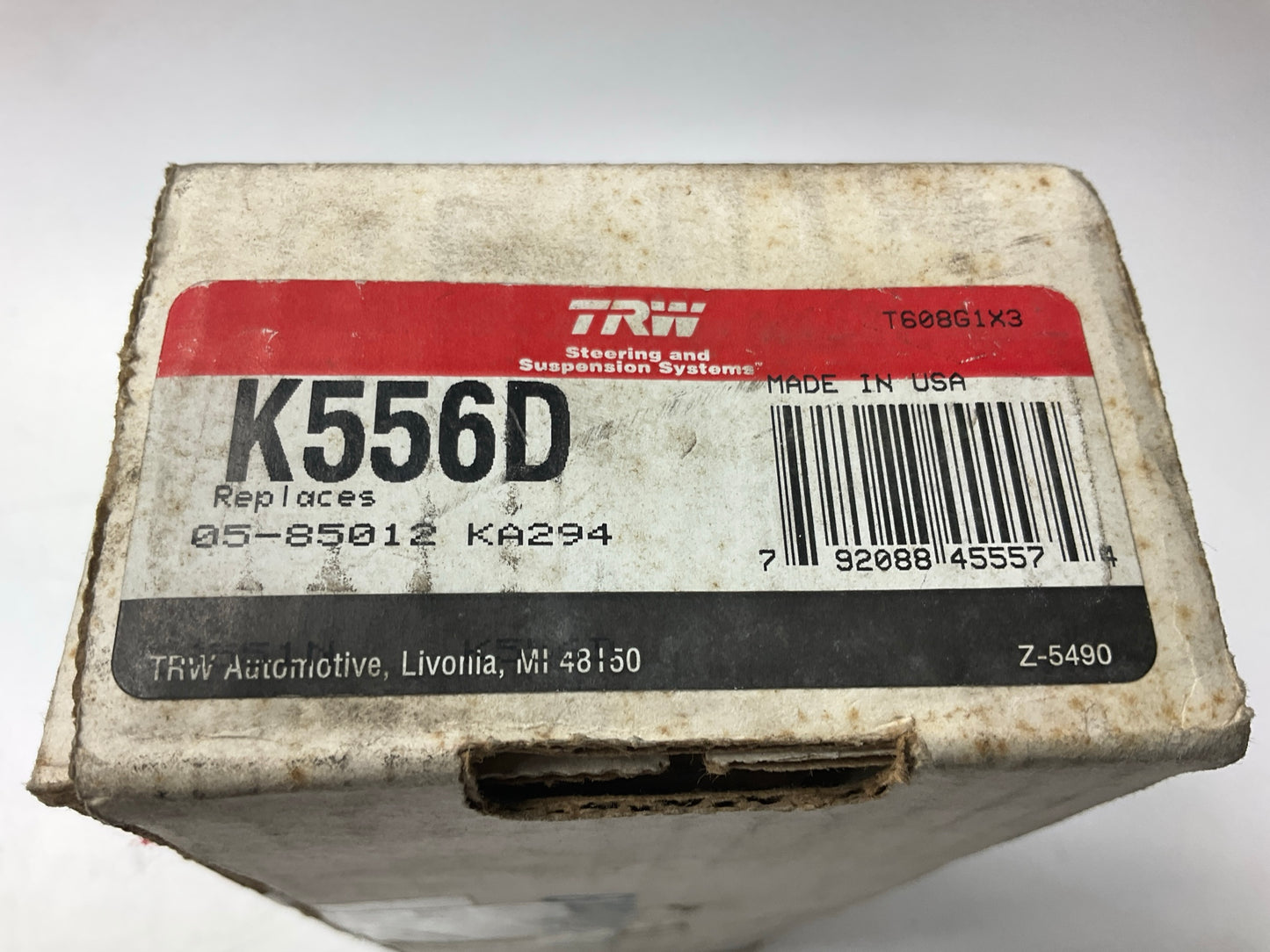 Missing Parts - See Photo TRW K556D Steering King Pin Bolt Set - 0.8593'' X 6.67''