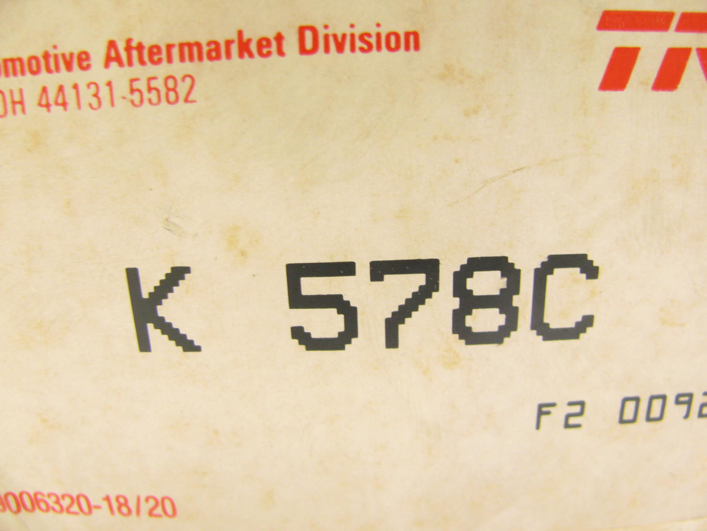 TRW K578C Steering King Pin Bolt Set - 1.2998'' X 7.272''