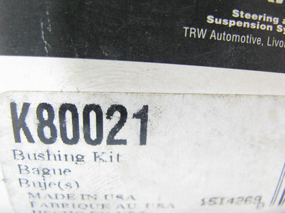 TRW K80021 Suspension Stabilizer Bar Bushing Kit Front 1991-1996 Escort & Tracer